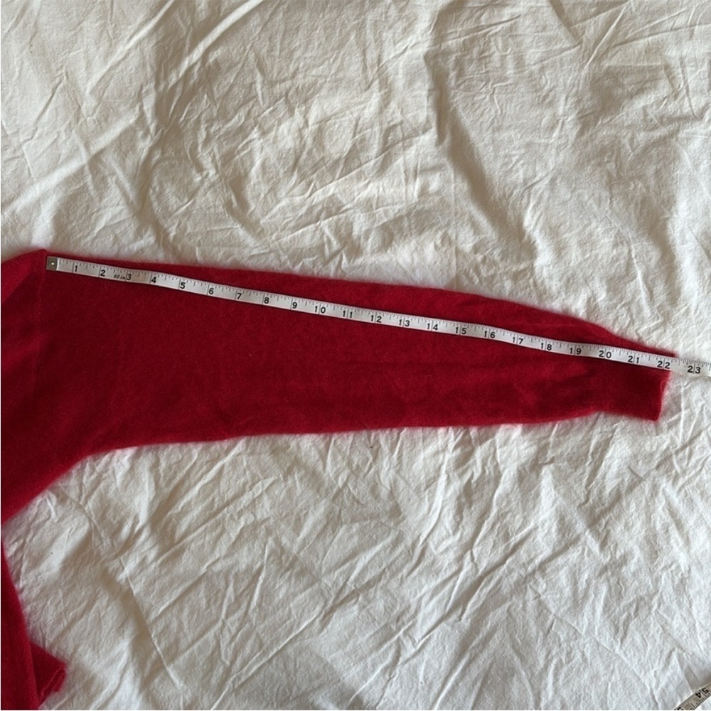 Vintage Red Wool Sweater - Picture 5 of 5